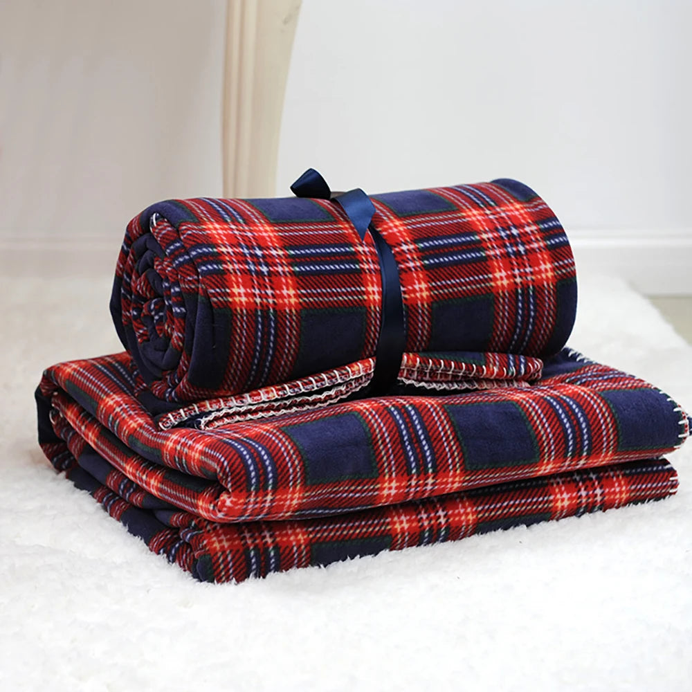 Plaid en Coton pour Canapé – Couverture en Velours et Flanelle Douce, Plaid en Coton et Bambou pour Canapé, Lit, Salon, Décoration Hivernale - PlaidChaud