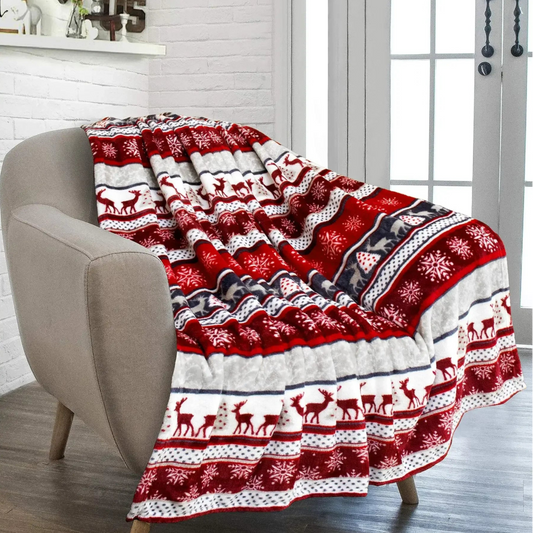 Plaid de Noel – Couverture Douillette, Plaid Chaleureux et Doux pour Canape, Lit et Salon - PlaidChaud