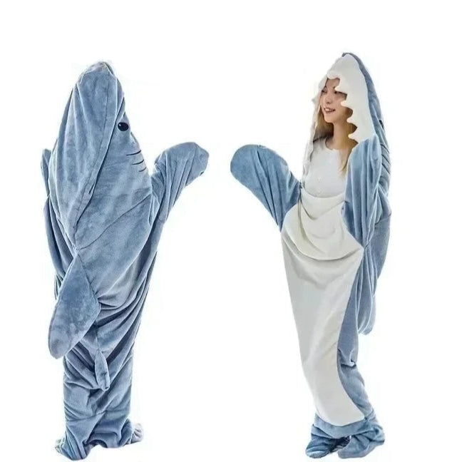 Plaid Requin – Couverture Douillette, Sac de Couchage Pyjama, Robe de Nuit Fantaisie pour Adulte - PlaidChaud